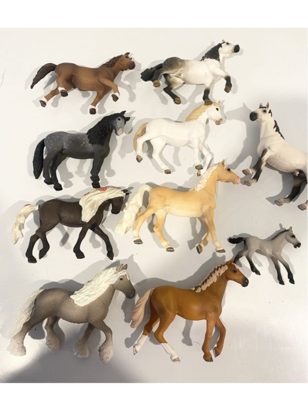 Schleich Horse Lot 10 Horses Foal Figures Fencing Stable Accessories Equestrian
